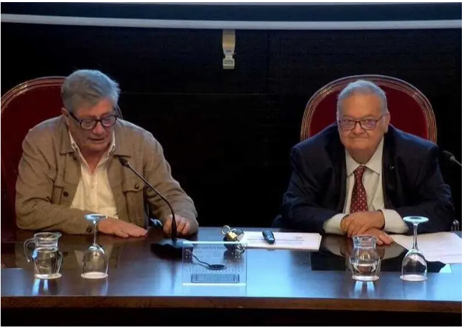 Juan Ignacio López-Escobar junto a Rafael Salgueiro. | CEDIDA