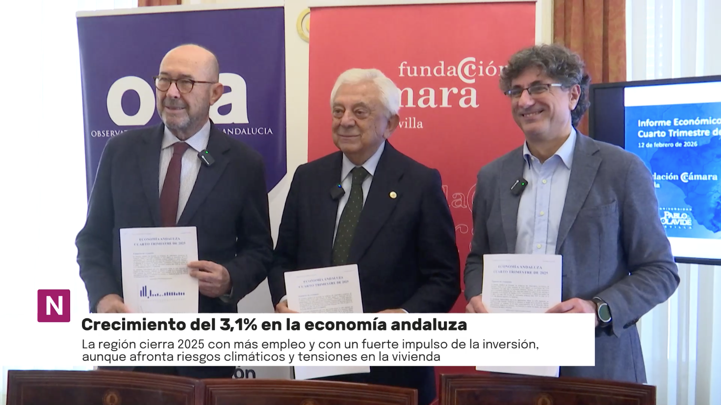 La economía andaluza cerró 2025 con un crecimiento del 3,1%, tres décimas por encima de la media nacional